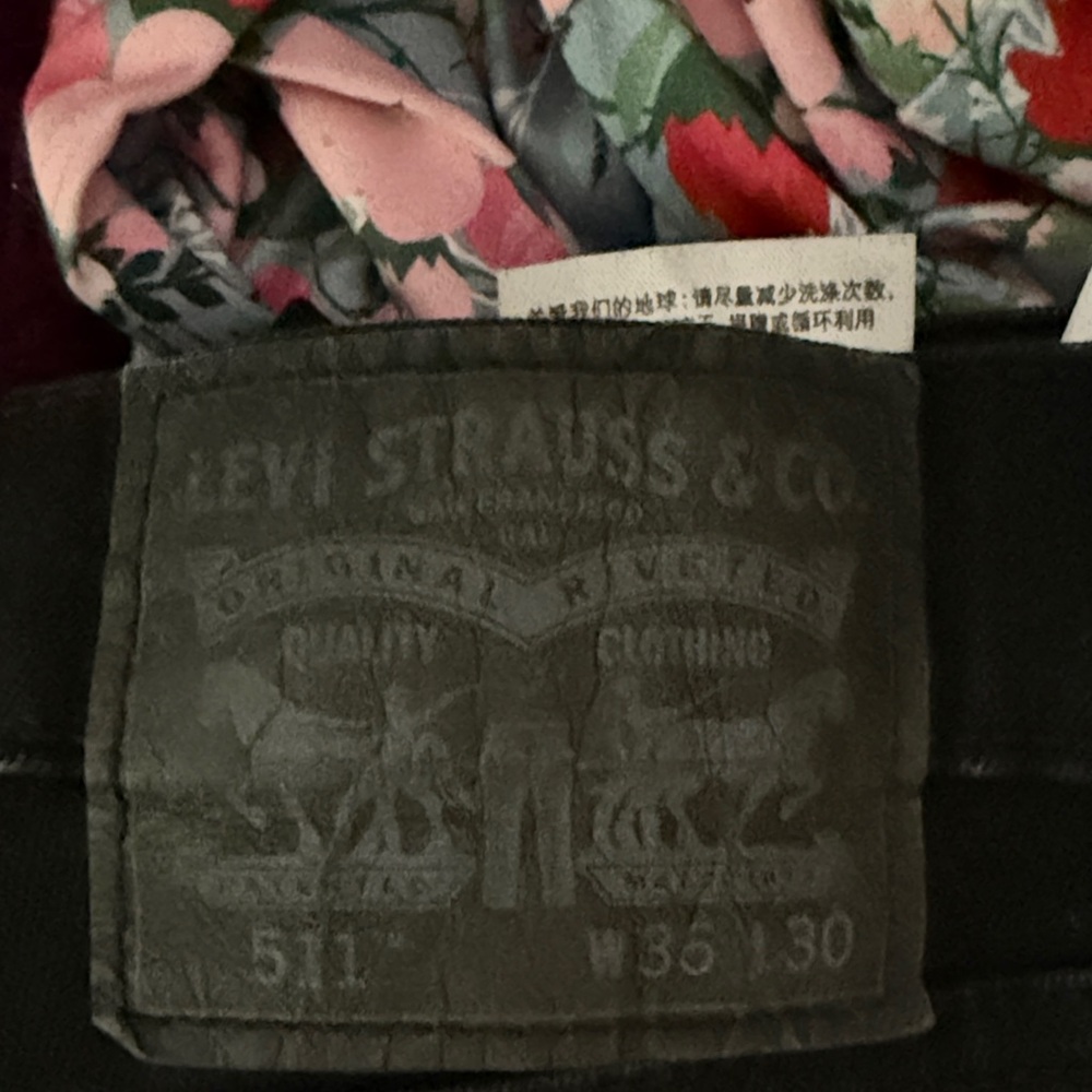 Levi's Black Skinny Jeans